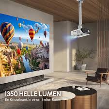 4K Tageslicht-tauglicher Beamer mit 1350 ANSI Lumen