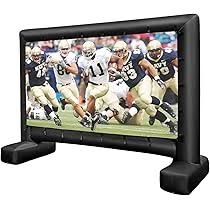 COSTWAY Aufblasbare Projektionsleinwand