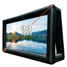 PPXIA Aufblasbare Projektor-Leinwand für unvergessliche Filme