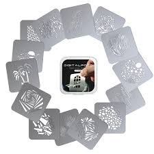 Gobos Set für DF DIGITALFOTO Optischen Snoot - 14 Stahl GOBO Grafik-Karten