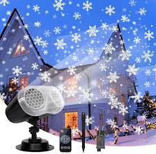 LED Schneeflocken Projektor für Weihnachten