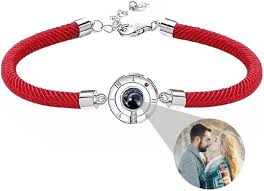 Personalisierbares Rundprojektions-Armband mit Foto