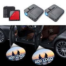 2er Set Personalisiertes Auto Türlicht Logo-Projektor HD