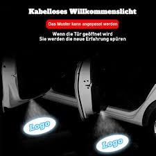 2er Set Personalisierte Autotür Logo Projektor