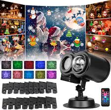 LED Weihnachtsprojektor Aenamer für den Außenbereich