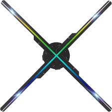 3D Hologramm Projektor Fan mit 576 LEDs - ASHATA 50 cm