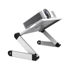 Verstellbare Desktop-Projektorhalterung mit Pad-Aufbewahrung