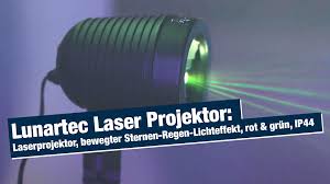 Lunartec Laserprojektor: Bewegtes Sternenregenlicht